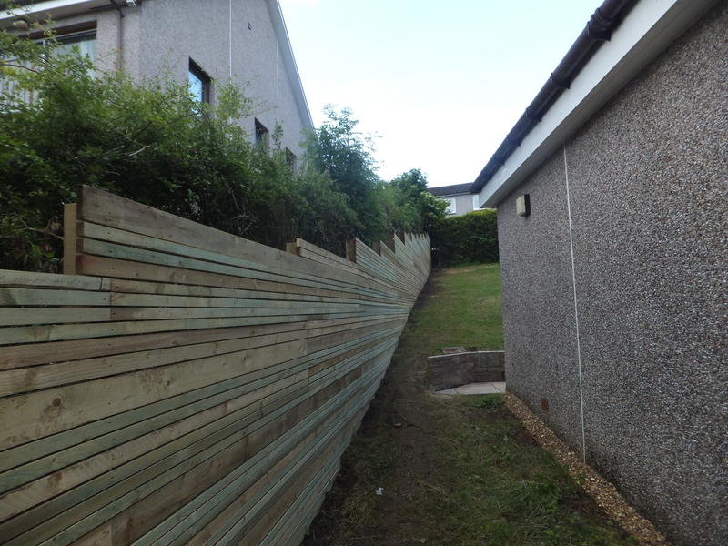 Away with the old.....Patio and fencing